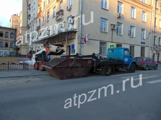 Вывоз мусора контейнером